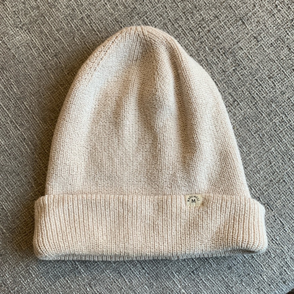 Madewell Recycled beanie — cream